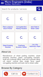 Mobile Screenshot of microengineersindia.net
